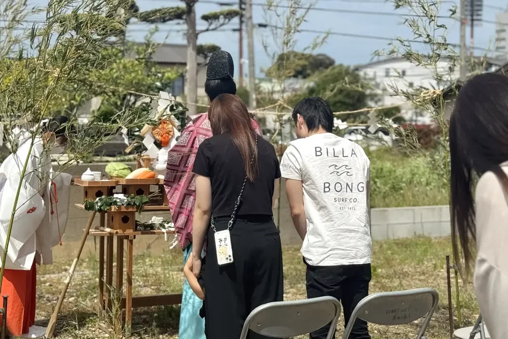 声援のなか、家づくりがはじまります