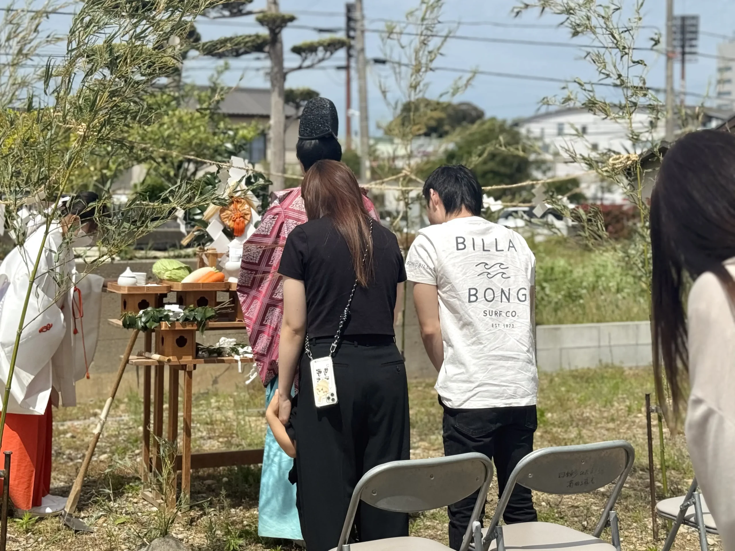 声援のなか、家づくりがはじまります
